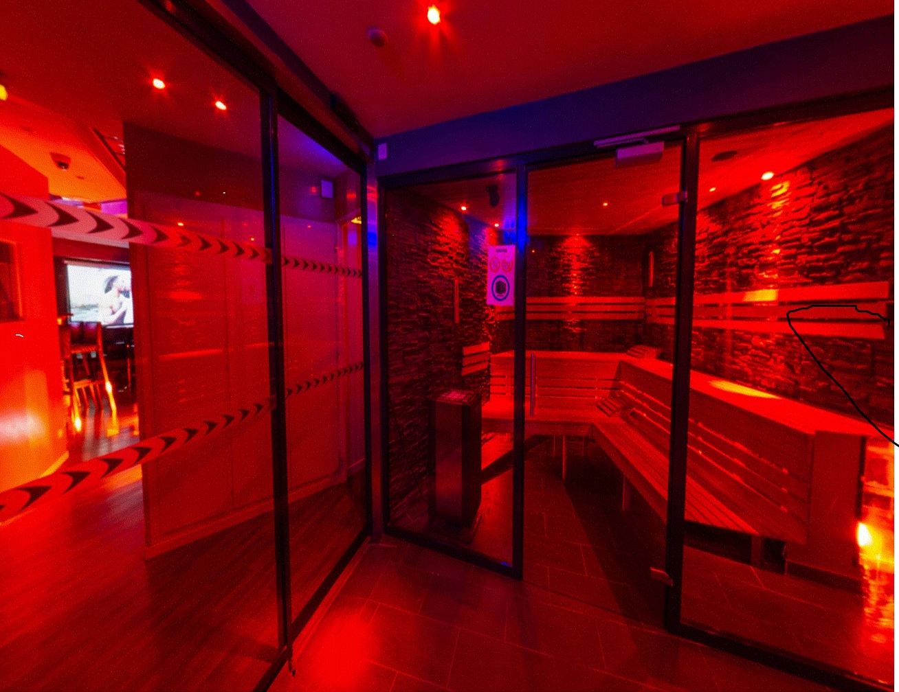 Sauna panoramique en plein coeur de la ville. Une pure merveille
